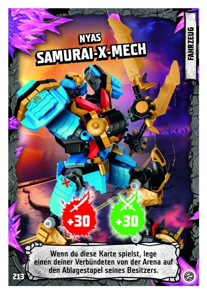 Nummer 213 I Nyas Samurai-X-Mech