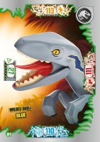 Nummer 081 I Wildes Duell Blue I LEGO Jurassic World TCG 3 Nummer 081 I Wildes Duell Blue I LEGO Jurassic World TCG 3