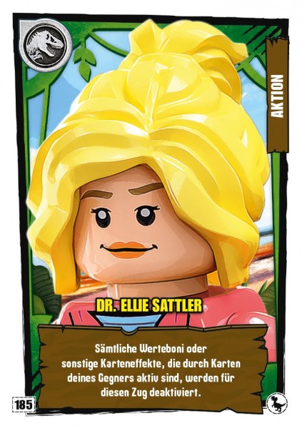 Nummer 185 I Dr. Ellie Sattler I LEGO Jurassic World TCG 3