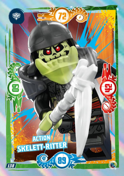 Nummer 138 I Action Skelett-Ritter I LEGO Ninjago TCG 9