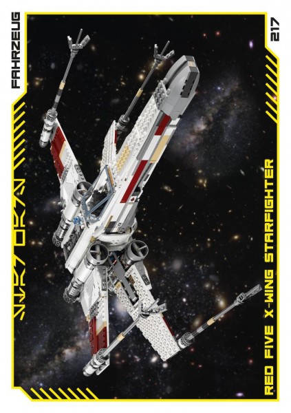 Nummer 217 I Red Five X-Wing Starfighter I "Die Macht"-Edition