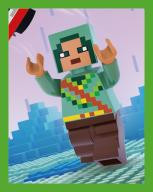 Nummer 040 I LEGO® Minecraft Sticker