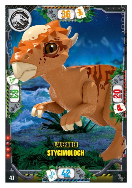 Nummer 047 I Lauernder Stygimoloch I LEGO Jurassic World TCG 3