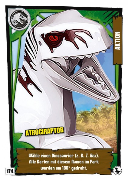 Nummer 174 I Atrociraptor I LEGO Jurassic World TCG 3