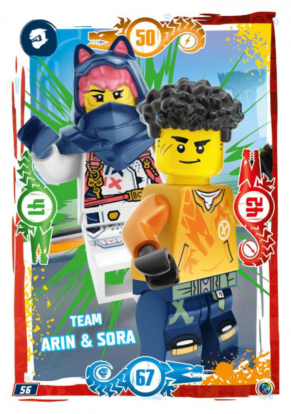 Nummer 056 I Team Arin & Sora I LEGO Ninjago TCG 9