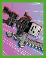 Nummer 00134 I LEGO® Minecraft Sticker
