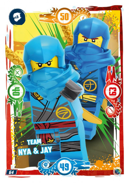 Nummer 064 I Team Nya & Jay I LEGO Ninjago TCG 9