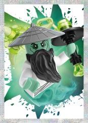 Sticker Nummer 242 I LEGO Ninjago Crystalized Stickerserie