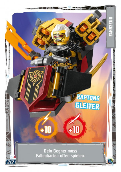 Nummer 212 I Raptons Gleiter I LEGO Ninjago TCG 9