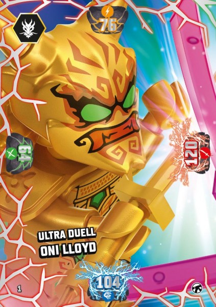 Nummer 001 I Ultra Duell Oni Lloyd I LEGO Ninjago TCG 8 Next Level