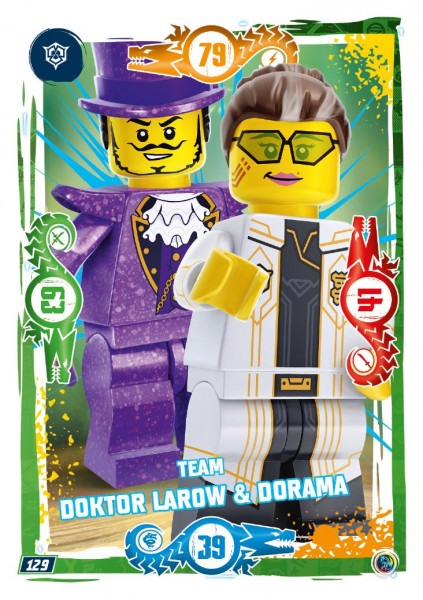 Nummer 129 I Team Doktor Larow & Dorama I LEGO Ninjago TCG 9