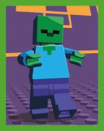 Nummer 0050 I LEGO® Minecraft Sticker
