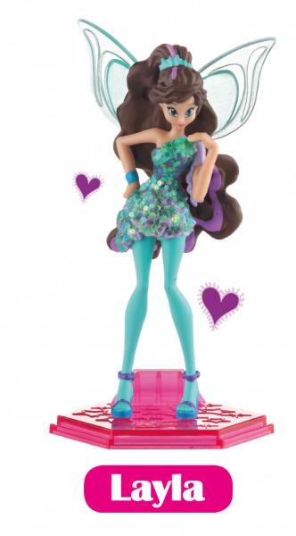 Winx Club Sammelfigur Magic Travel Tynix Layla!