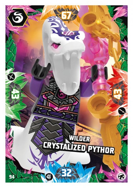 Nummer 094 I Wilder Crystalized Pythor I LEGO Ninjago TCG 8 Next Level