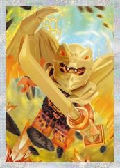 Sticker Nummer 040 I LEGO Ninjago Crystalized Stickerserie