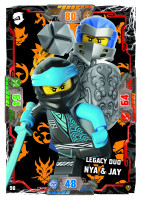 Nummer 098 I Legacy Duo Nya & Jay I LEGO Ninjago TCG 9 Next Level Nummer 098 I Legacy Duo Nya & Jay I LEGO Ninjago TCG 9 Next Level