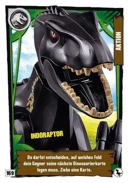 Nummer 169 I Indoraptor I LEGO Jurassic World TCG 3