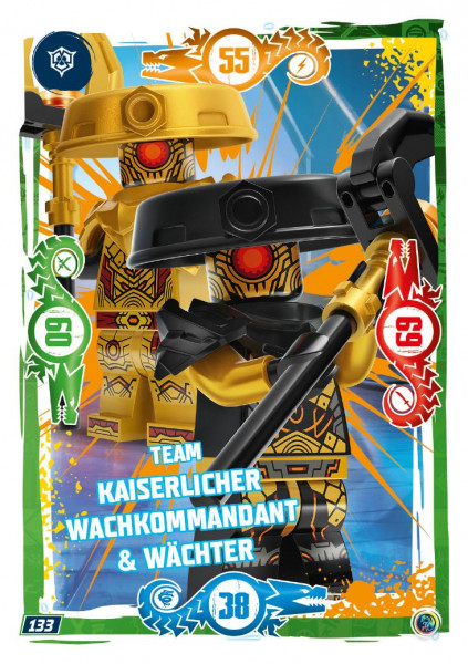 Nummer 133 I Team Kaiserlicher Wachkommandant & Wächter I LEGO Ninjago TCG 9