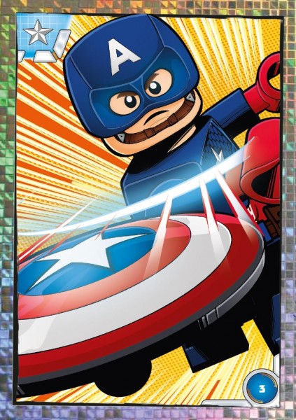 Nummer 003 I Comic Captain America I LEGO Marvel Avengers TCC 1