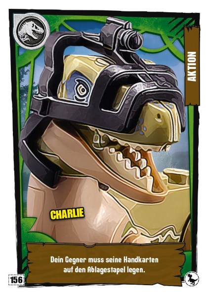Nummer 156 I Charlie I LEGO Jurassic World TCG 3