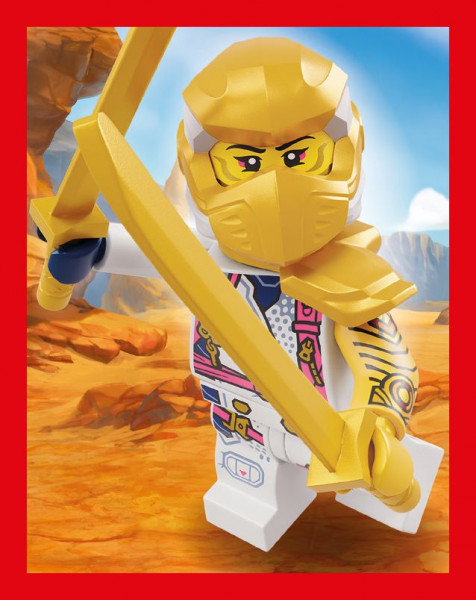 Sticker Nummer 090 I LEGO Ninjago Dragons Rising Stickerserie
