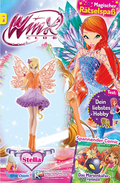 Winx Magazin + Figur: Magic Girl Stella!