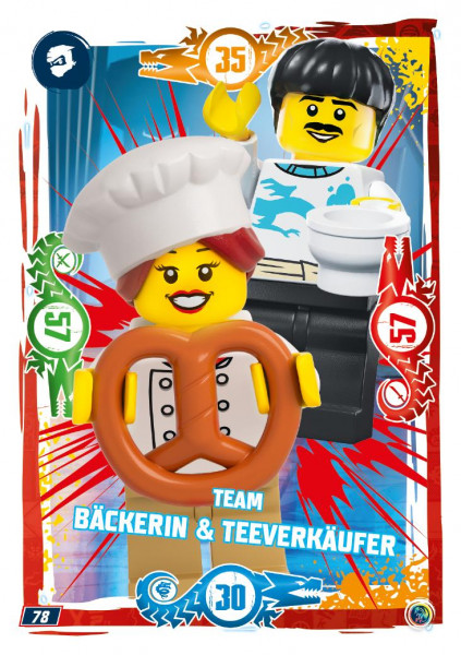 Nummer 078 I Team Bäckerin & Teeverkäufer I LEGO Ninjago TCG 9