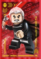 Nummer 073 I Count Dooku Twin-Karte I "Die Macht"-Edition Nummer 073 I Count Dooku Twin-Karte I "Die Macht"-Edition