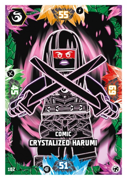 Nummer 101 I Wilde Crystalized Aspheera I LEGO Ninjago TCG 8 Next Level