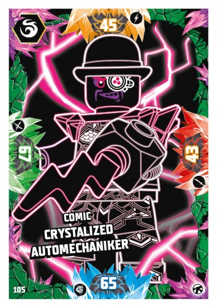 Nummer 104 I Wilder Crystalized Totenkopfmagier I LEGO Ninjago TCG 8 Next Level