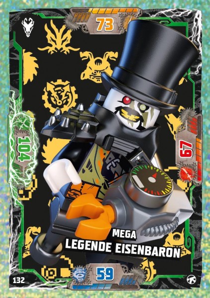 Nummer 132 I Mega Legende Eisenbaron I LEGO Ninjago TCG 8 Next Level