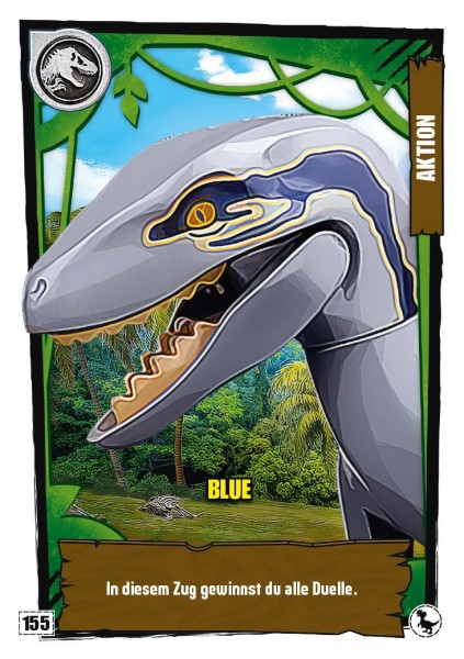 Nummer 155 I Blue I LEGO Jurassic World TCG 3