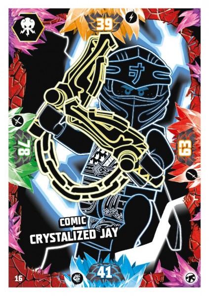 Nummer 016 I Comic Crystalized Jay I LEGO Ninjago TCG 8 Next Level
