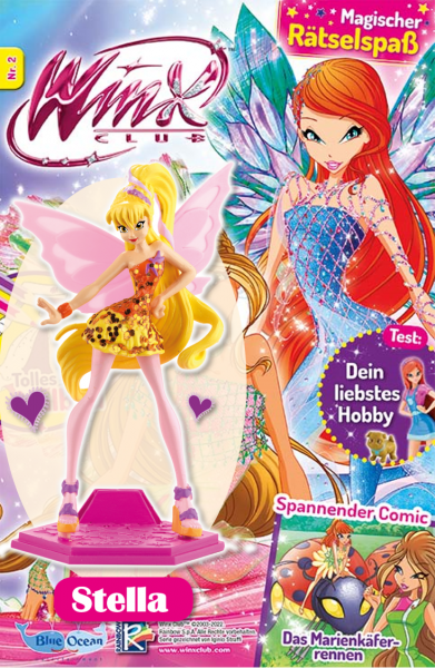 Winx Magazin + Figur: Magic Travel Tynix Stella!