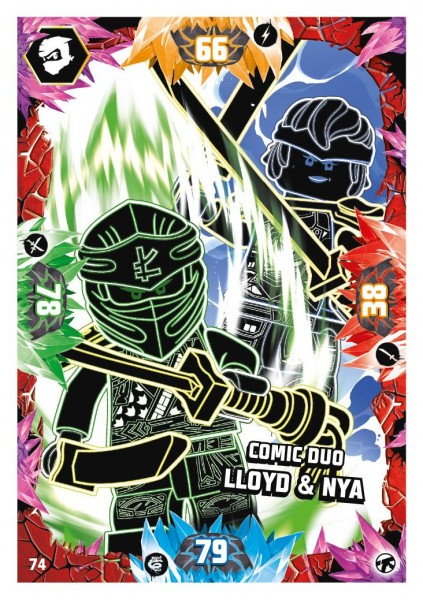 Nummer 074 I Comic Duo Lloyd & Nya I LEGO Ninjago TCG 8 Next Level