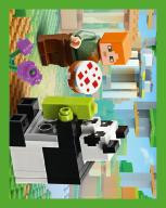 Nummer 00112 I LEGO® Minecraft Sticker