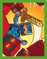 Nummer 00126 I LEGO® Minecraft Sticker