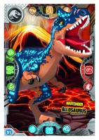 Nummer 51P I Wütender Allosaurus Twin-Karte Nummer 51P I Wütender Allosaurus Twin-Karte