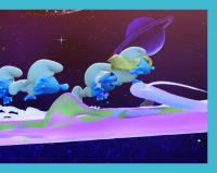 Schlümpfe Sticker 2025 Nummer 077 Schlümpfe Sticker 2025 Nummer 077