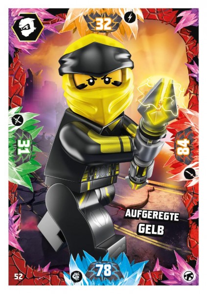 Nummer 052 I Aufgeregte Gelb I LEGO Ninjago TCG 8 Next Level