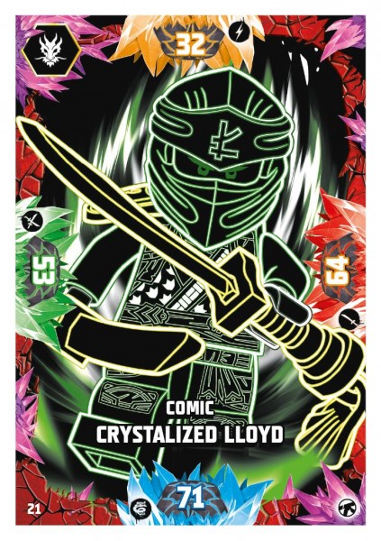 Nummer 021 I Comic Crystalized Lloyd I LEGO Ninjago TCG 8 Next Level