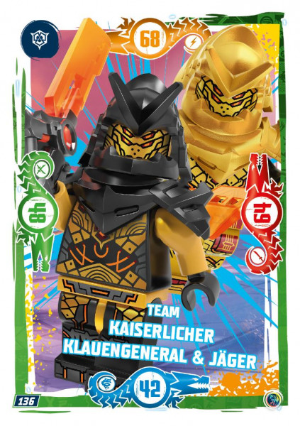 Nummer 136 I Team Kaiserlicher Klauengeneral & -jäger I LEGO Ninjago TCG 9