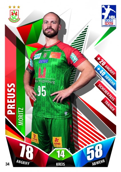 Handball 2021/22 Trading Card Nummer 034