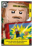 Nummer 235 I Lizenz zum Trainieren I LEGO Jurassic World TCG 3 Nummer 235 I Lizenz zum Trainieren I LEGO Jurassic World TCG 3