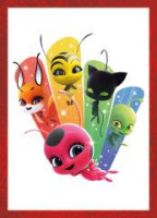 Miraculous Sticker Nummer 001 Miraculous Sticker Nummer 001