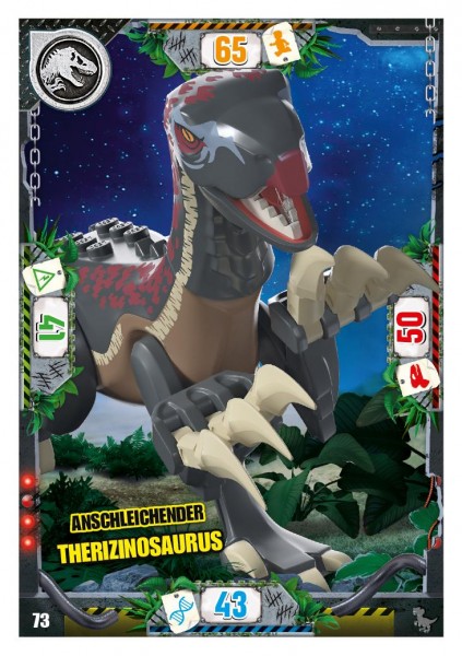 Nummer 073 I Anschleichender Therizinosaurus I LEGO Jurassic World TCG 3