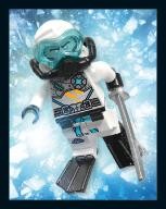 Sticker Nummer 060 I LEGO Ninjago Crystalized Stickerserie