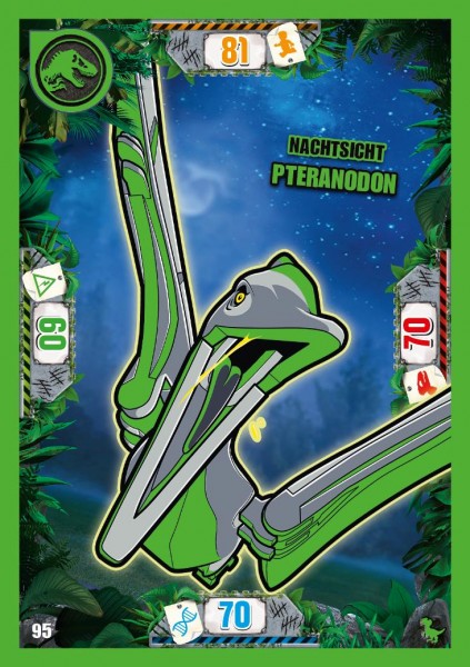 Nummer 095 I Nachtsicht Pteranodon I LEGO Jurassic World TCG 3