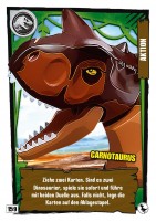 Nummer 159 I Carnotaurus I LEGO Jurassic World TCG 3 Nummer 159 I Carnotaurus I LEGO Jurassic World TCG 3