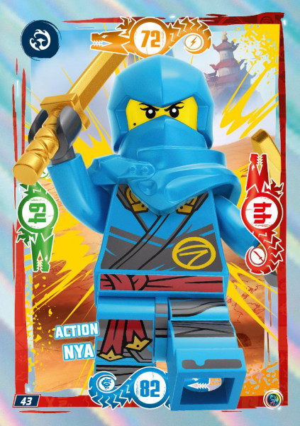 Nummer 043 I Action Nya I LEGO Ninjago TCG 9